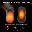 Hand Warmers Rechargeable 2Pcs, Dual-Sided Heating Electric Hand Warmer, 3 Temperature Handwarmers, Portable Pocket Warmers Magnetic