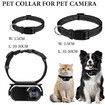 128GB Dog Cat Camera Collar, 1080P Collar Camera Mini Body for Pets, Action Recorder for Cats and Dogs, Dog Tracker Cam Collar Outdoor or Indoor, Black