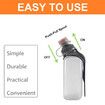 Water Bottle for Running No Bounce Water Bottle with Clip and Cover Cap, BPA Free Plastic, 250ml for Running, Marathon, Walking, Hiking, Cycling, Trail