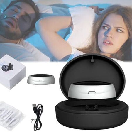 Professional Anti Snoring Device, 3 Speed Adjustment, Smart Snoring Solution, Breathe Easy, Sleep Soundly