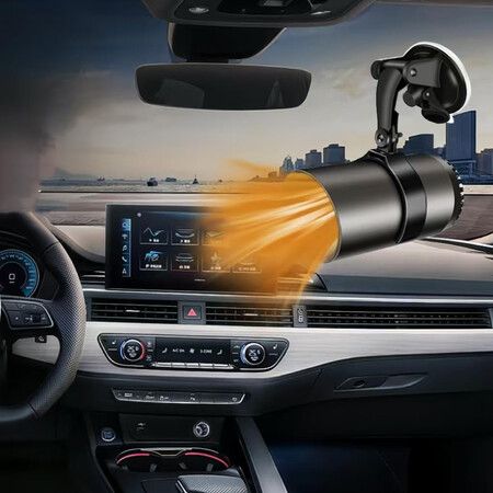 12V 150W Portable Car Heater 2 in 1 Fast Heating and Cooling Car Heater,Car Windshield Defogging and Defrosting,Car Defroster,Suitable for All Car