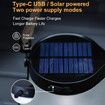 Solar Outdoor Camping Lamp Solar Rope Flame Light Hanging Decoration For Outdoor Garden Camping