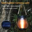 Solar Outdoor Camping Lamp Solar Rope Flame Light Hanging Decoration For Outdoor Garden Camping