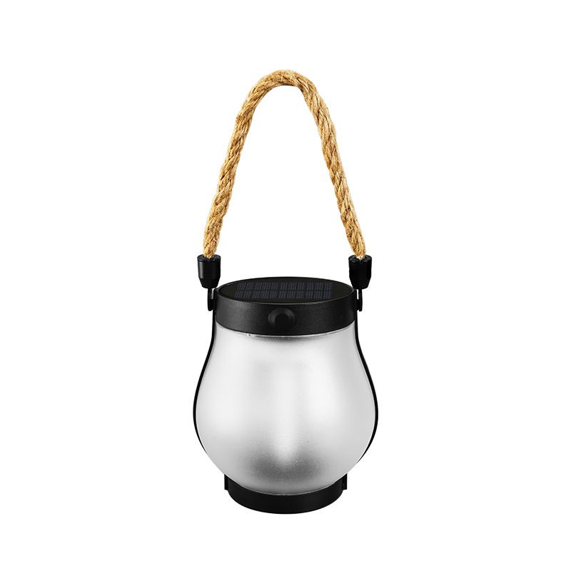 Solar Outdoor Camping Lamp Solar Rope Flame Light Hanging Decoration For Outdoor Garden Camping