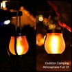 Solar Outdoor Camping Lamp Solar Rope Flame Light Hanging Decoration For Outdoor Garden Camping