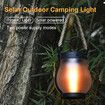 Solar Outdoor Camping Lamp Solar Rope Flame Light Hanging Decoration For Outdoor Garden Camping