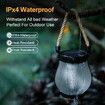 Solar Outdoor Camping Lamp Solar Rope Flame Light Hanging Decoration For Outdoor Garden Camping