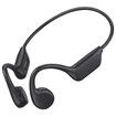 Swimming Headphones Waterproof Underwater Bone Conduction Headphones for Swimming Bluetooth Open Ear Bone Conducting with 32GB MP3 for Sport Running(Black)