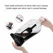5 Pack Reusable Wine Bag for Travel Wine Bottle Protector Sleeve for Airplane Car Cruise Protection Luggage Leak Proof