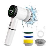 Electric Spin Scrubber, Cordless Cleaning Brush Scrubber, Electric Scrubber for Cleaning, Power Brush Scrubber, Electric Bathroom Cleaning Brush