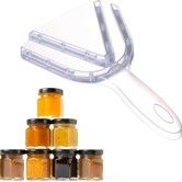 Jar Opener for Weak Hand and Seniors with Arthritis, Easy Twist Off Bottle Caps, Christmas Gifts for Elderly, Women, Men, Transparent