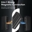 Hand Warmers Rechargeable 2 Pcs, 6000mAh Electric Portable USB Hot Pocket Sized Hand Warmer 18Hrs Long Heating Heater Gifts, Black