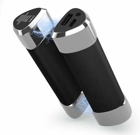 Hand Warmer Rechargeable 2 Pcs, 10000mAH Portable Electric Hand Warmers Reusable, USB 2 in 1 Handwarmers for Hunting Camping Fishing Golf Skiing