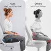 Car Seat Cushion,Memory Foam Office Chair Cushion,Ergonomic Cushions For Tailbone, Sciatica And Back Relief Color Grey