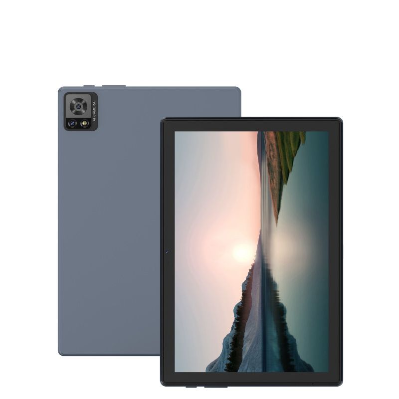 10.1 Inch Tablet 16+1TB 5000mAh Battery 4G Signal Android 14 4K Screen Keyboard Mouse Included Color Gray