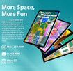 10.1 Inch Tablet 16+1TB 5000mAh Battery 4G Signal Android 14 4K Screen Keyboard Mouse Included Color Gray