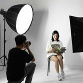 Parabolic Softbox 850 mm Quick Release & Quick Fold & Portable