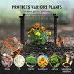 5 Pack Plant Protector from Animals 390 mm x 390 mm Metal Plant Cage