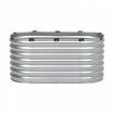Metal Raised Garden Bed 4x2x2 ft Outdoor Galvanized Planter Box Silver