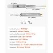 1 Pair 18-60 in Soft-Close Drawer Slides Ball Bearing Full Extension
