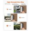 Mechanical Keyless Entry Door Lock 14 Key Mechanical Keypad Lock Sliver