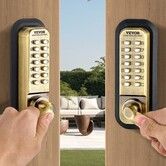 Mechanical Keyless Entry Door Lock 14 Key Mechanical Door Lock Waterproof