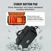 DJ Cable File Bag 1200D Oxford Fabric DJ Gig Bag with 9 Detachable Divider 4.92 ft Padded Shoulder Strap Plastic Bottom Pad 600x300x325 mm DJ Wire Bag