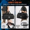 DJ Cable File Bag 1200D Oxford Fabric DJ Gig Bag with 9 Detachable Divider 4.92 ft Padded Shoulder Strap Plastic Bottom Pad 600x300x325 mm DJ Wire Bag