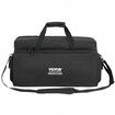 DJ Cable File Bag 1200D Oxford Fabric DJ Gig Bag with 9 Detachable Divider 4.92 ft Padded Shoulder Strap Plastic Bottom Pad 600x300x325 mm DJ Wire Bag