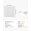 3D Wall Panels 12-Pack 50 x 50 cm PVC 2.97 m² Coverage Wave Matte White