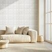 3D Wall Panels 33-Pack 30 x 30 cm PVC 2.97 m² Coverage Floral Matte White