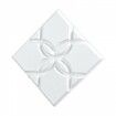 3D Wall Panels 33-Pack 30 x 30 cm PVC 2.97 m² Coverage Floral Matte White