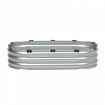 Metal Raised Garden Bed 4x2x1 ft Outdoor Galvanized Planter Box Silver
