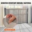 Retractable Baby Gate 34.2" Tall Mesh Baby Gate Extends up to 60" Wide Retractable Gate for Kids or Pets Retractable Dog Gates