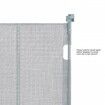 Retractable Baby Gate 34.2" Tall Mesh Baby Gate Extends up to 60" Wide Retractable Gate for Kids or Pets Retractable Dog Gates