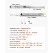 1 Pair 16-60 in Soft-Close Drawer Slides Ball Bearing Full Extension