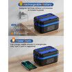 Cordless Electric Lunch Box,Rechargeable Self-Heating Food Warmer with 16000mAh Battery,1L Heated Lunch Box with Smart Reservation & Keep Warm