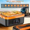 Electric Lunch Box,Heated Lunch Box,Insulated & Self Heating,Battery Powered Food Warmers With Containers,Cordless Rechargeable Lunchbox For Drivers