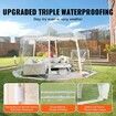 Sports Tent Instant Pop-Up Tent Shelter Weather Proof 8-10 People Clear
