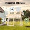 Sports Tent Instant Pop-Up Tent Shelter Weather Proof 8-10 People Clear