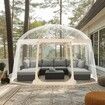 Sports Tent Instant Pop-Up Tent Shelter Weather Proof 8-10 People Clear