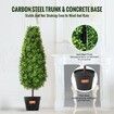 2 Pack 91.4cm Artificial Boxwood Topiary Tree Faux Plant UV Decor In/Outdoor
