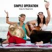 Handpan Drum 22 in 9 Notes D Minor Steel Hand Drum with Mallets
