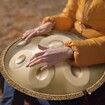 Handpan Drum 22 in 9 Notes D Minor Steel Hand Drum with Mallets