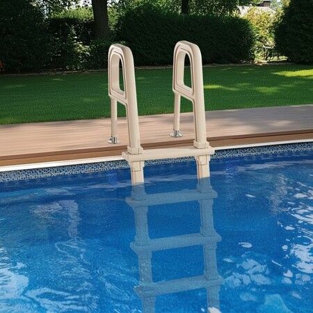 5-Step Inclined Robust Pool Ladder of 2 Handrails for 1219.2-1371.6mm Pool