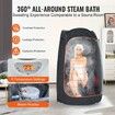 1000W Personal Steam Sauna Tent Loss Weight Detox Spa Compact, 800 x 800 x 1330 mm