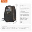 1000W Personal Steam Sauna Tent Loss Weight Detox Spa Compact, 800 x 800 x 1330 mm