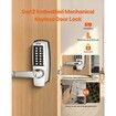 Mechanical Keyless Entry Door Lock 14 Key Mechanical Door Lock with Key