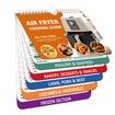Over 200 Foods Air Fryer Cheat Sheet Magnets Cooking Guide Booklet,Air Fryer Cooking Guide,Air Fryer Magnetic Cheat Sheet Set,Air Fryer Accessories
