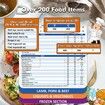 Over 200 Foods Air Fryer Cheat Sheet Magnets Cooking Guide Booklet,Air Fryer Cooking Guide,Air Fryer Magnetic Cheat Sheet Set,Air Fryer Accessories